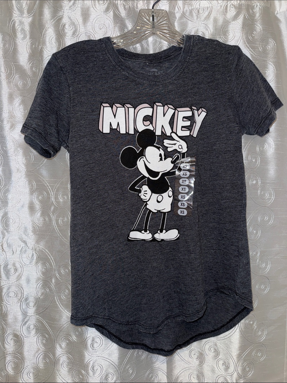 Disney Mickey Mouse Graphic - Charcoal Gray Women’s Size XS 🔥 G10